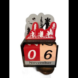 Stranger things block calendar